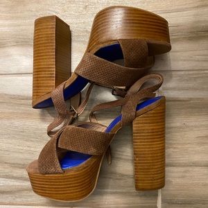 Jeffery Campbell Geri platform boho heels